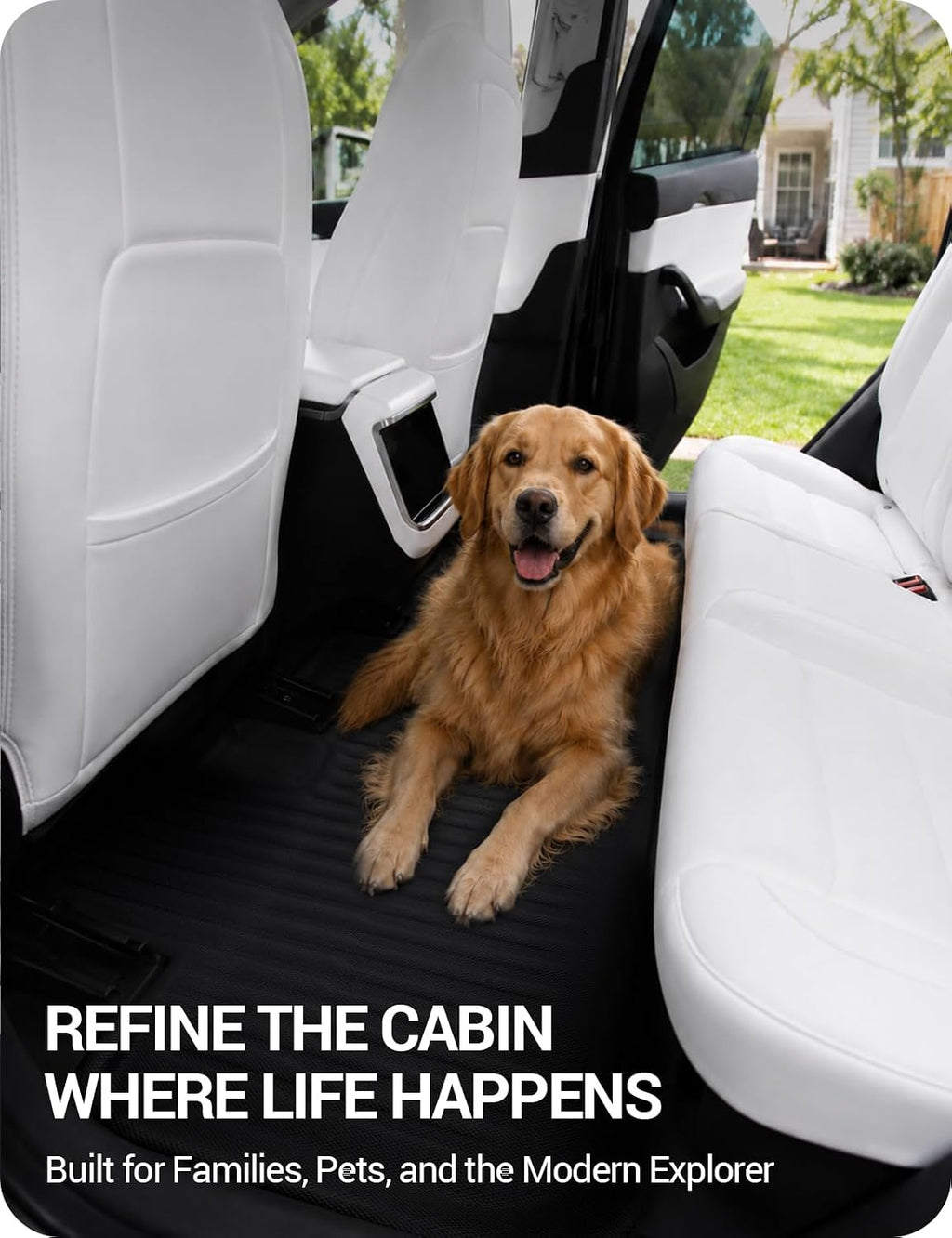 BASENOR 7PCS Floor Mats for 2021-2026 Tesla Model S & Plaid (Proprietary Design), All-Weather Premium 3D Material Liners (Cabin, Frunk, Trunk & Sub-Trunk), Odorless & Anti-Slip Model S Accessories