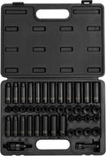 Sunex Tools 3342 3/8 Inch Drive Master Impact Socket Set, 42-Piece, SAE/Metric, 5/16' to 3/8'