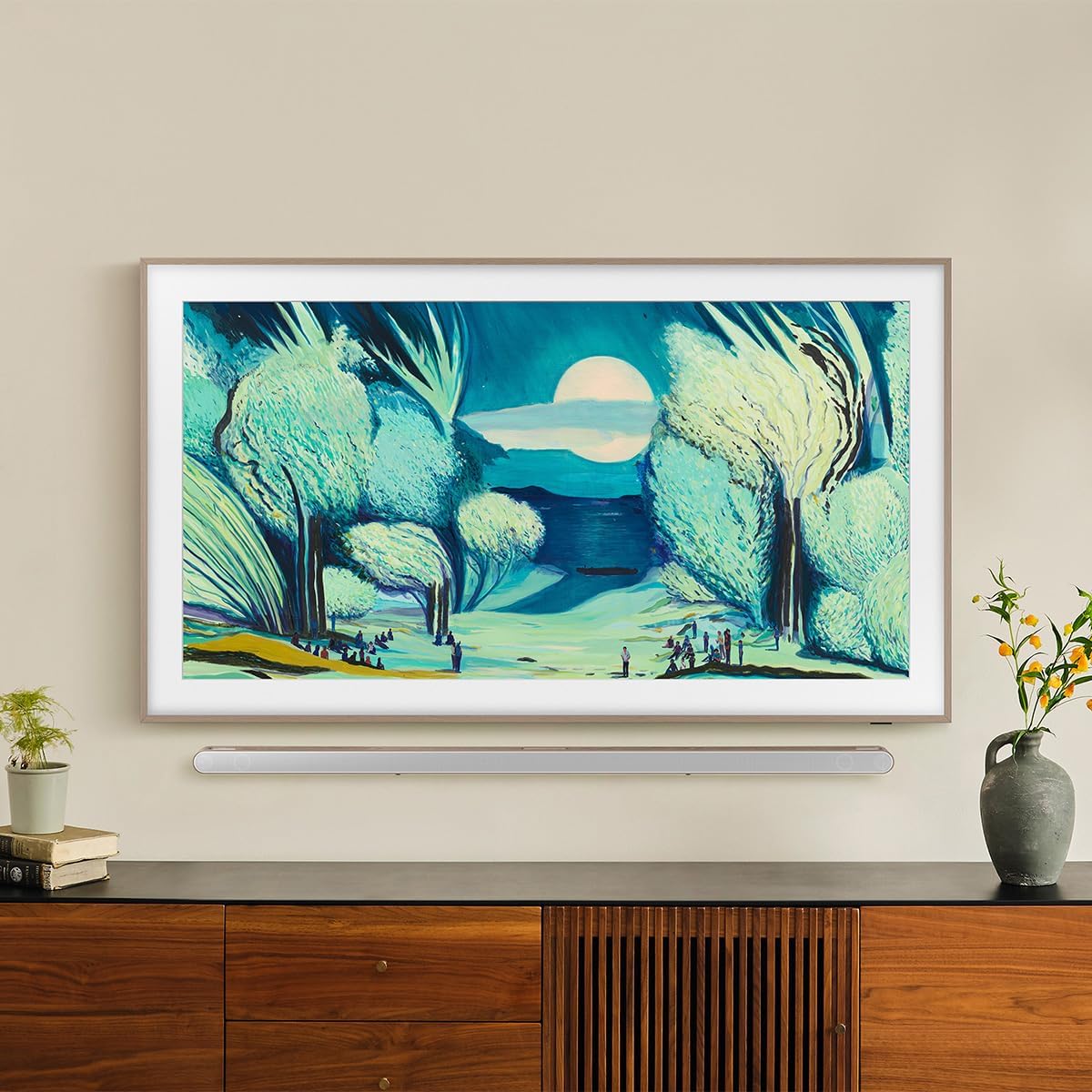 Samsung QN43LS03FAFXZA LS03FA 43 Inch 4K QLED Frame TV with AudioQuest Sky 3m HDMI Cable