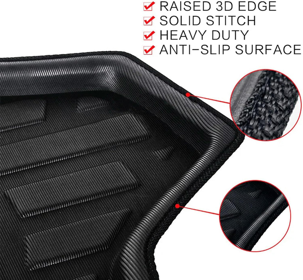 Car Rear Trunk Mat Cargo Tray Boot Liner Carpet Protector Floor for Tesla Model 3 Blue Star 2017 2018 2019
