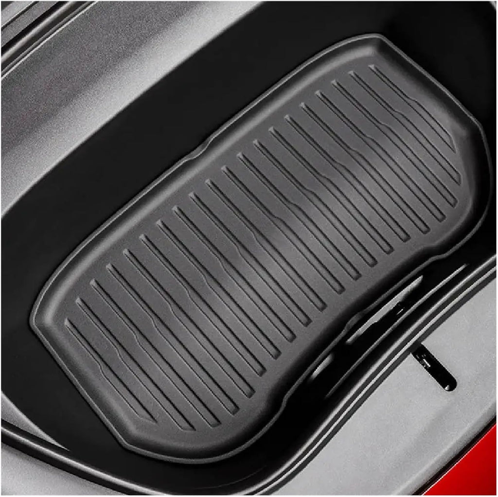 TPE Floor Mats Compatible with Tesla Model 3 2024 2025Highland All Weather Front Rear Cargo Liner Mat, Waterproof Anti-Slip Mats Accessories(Frunk Mats 1PC)