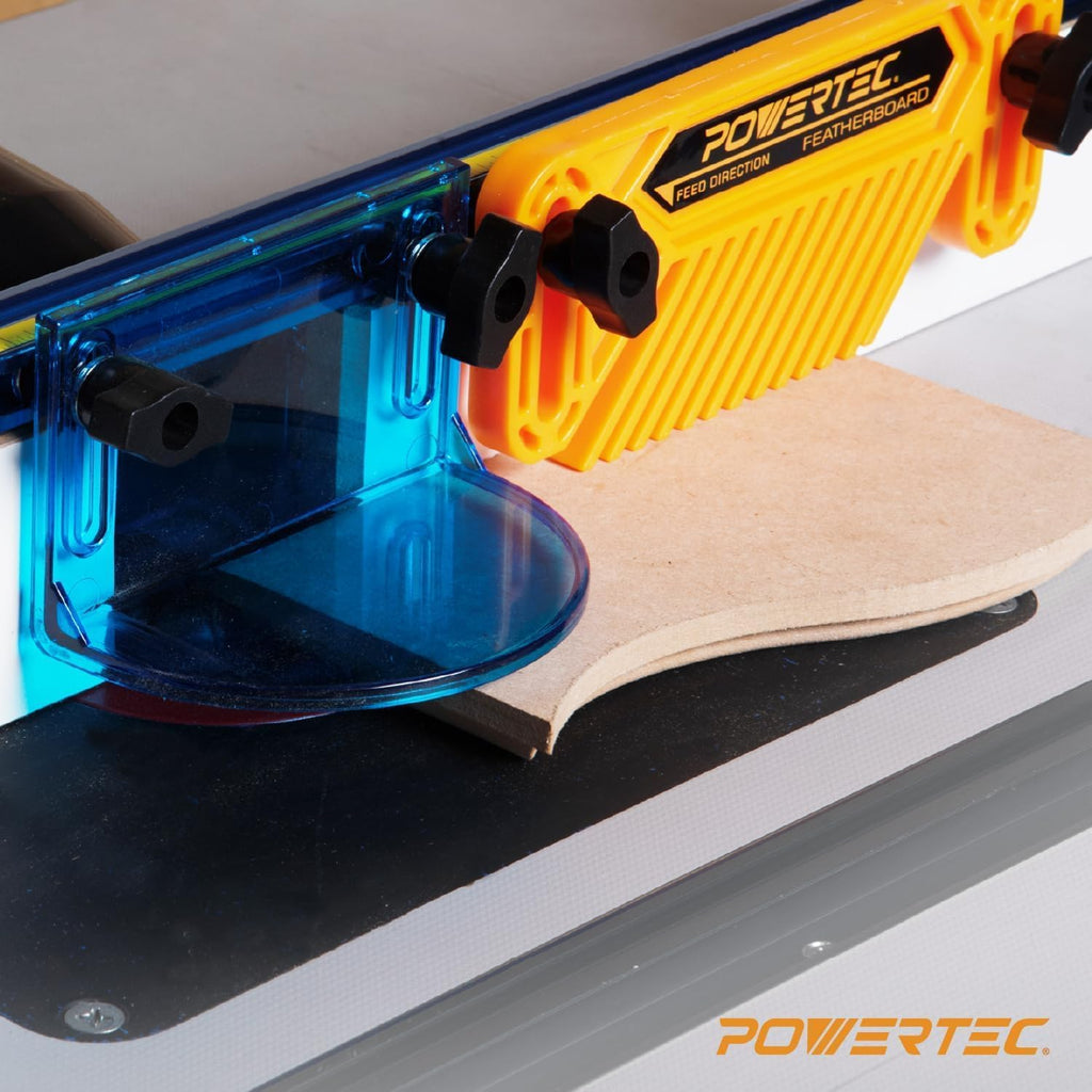 POWERTEC 24'x32' Router Table Top w/Tool Stand, Router Plate and Insert Rings, 400lb Capacity Heavy Duty Router Table Stand with Adjustable Leveling feet (UT1006C)
