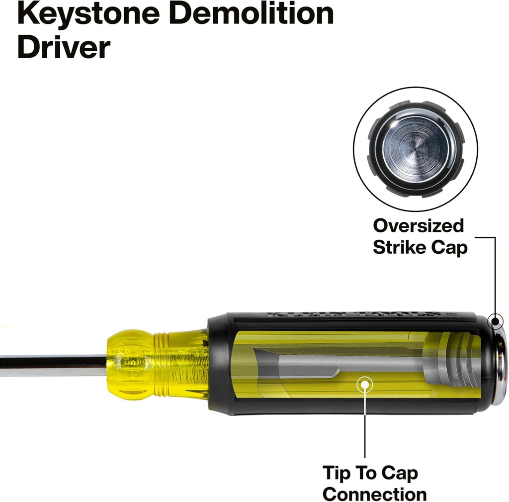 Klein Tools 85820 20-Piece Screwdriver Set, 8 Precision, 7 Standard Drivers with Color-Coded Handles, 3 Insulated Screwdrivers, 1 Demolition Driver, and Magnetizer