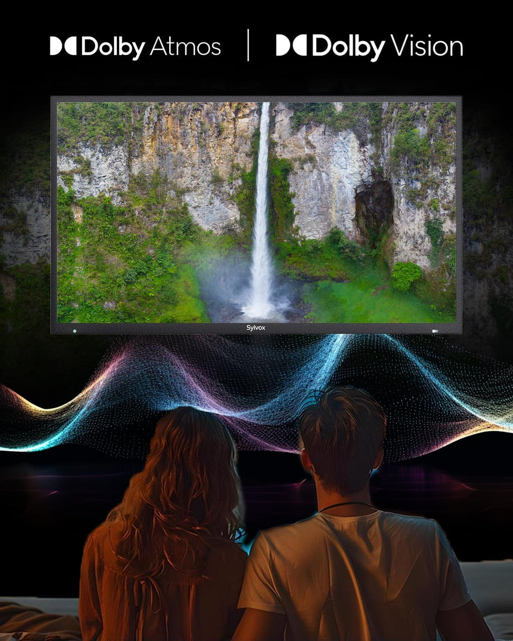SYLVOX Bundle: 55' 120Hz Waterproof Outdoor TV (2025 Gaming Series) & S2 Soundbar