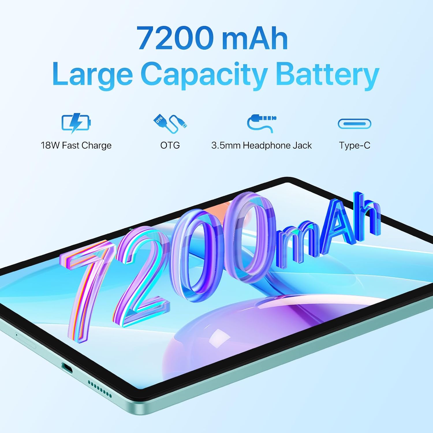 UMIDIGI G9 Tab Tablet 11 Inch,Android 14 Tablets Dual SIM Card Slot 8+256GB+1TB Expand,Android Tablets with Stylus&Case 7200mAh and 13+8MP Cameras,2024 Cellular Tablette with Face Unlock,GPS,FM(Green)