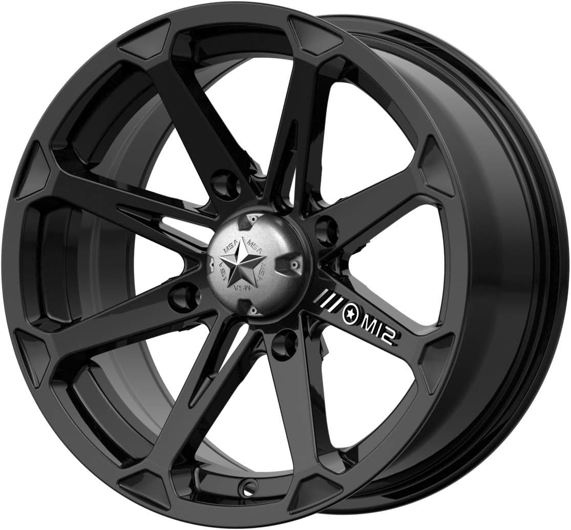 MSA Offroad Wheels MA12 14X7 4X110 G-BLK 10MM - M12-04710