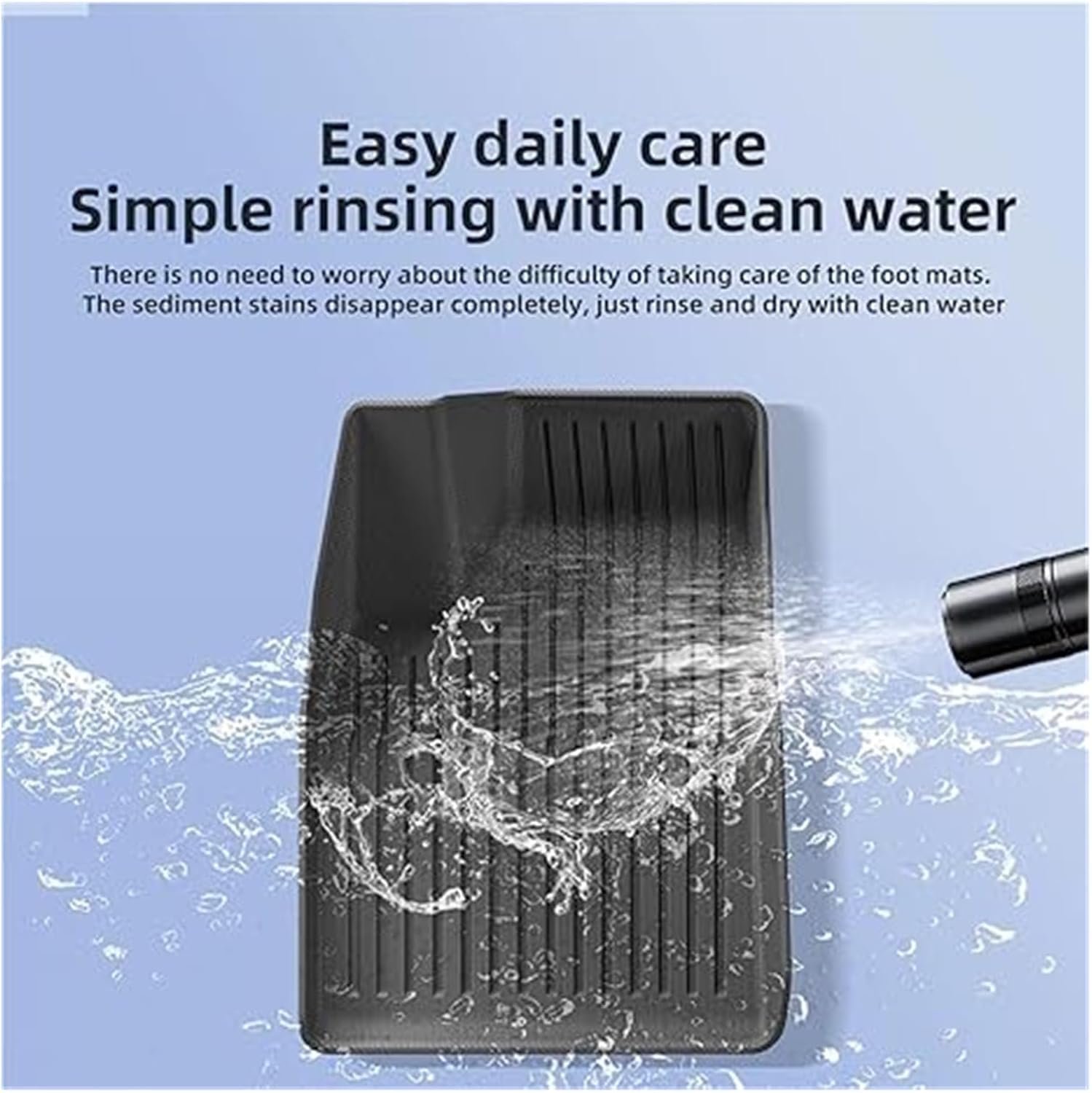 Compatible for Tesla Model X 2024 5/6/7 Seat TPE 3D Car Floor Mats Cargo Liner Trunk Pad Waterproof Protective Left Rudder(5seats 7PCS)