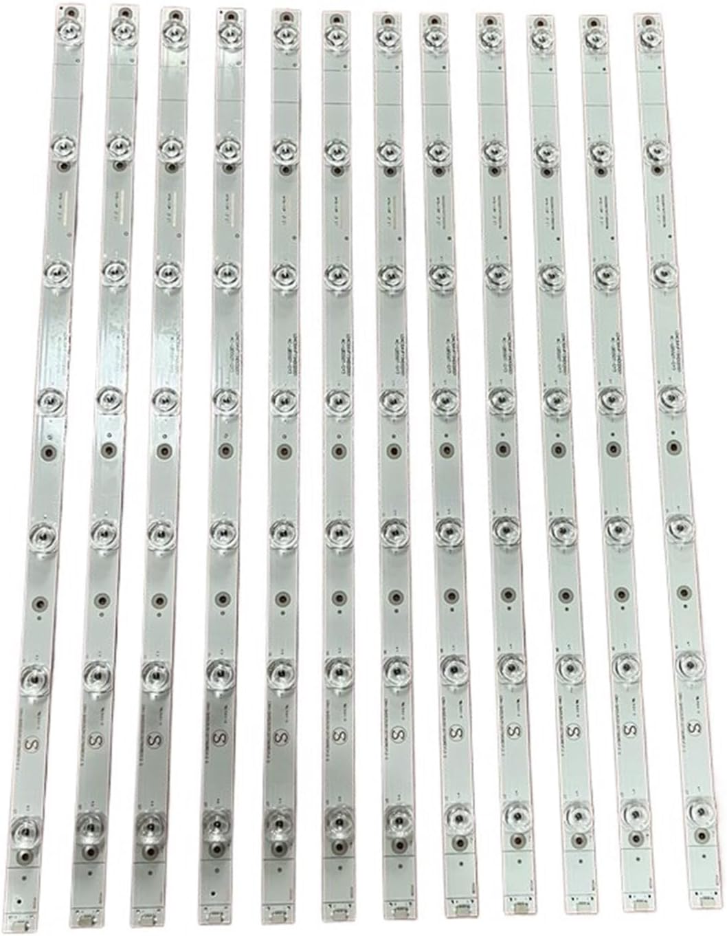 Kit 12pcs 7LED LED Strip Compatible with TV 55' 55D2400 CRH-SH553535120758GREV1.1 G 4C-LB550T-GY3 (Color : 60 PCS for 5 TV)