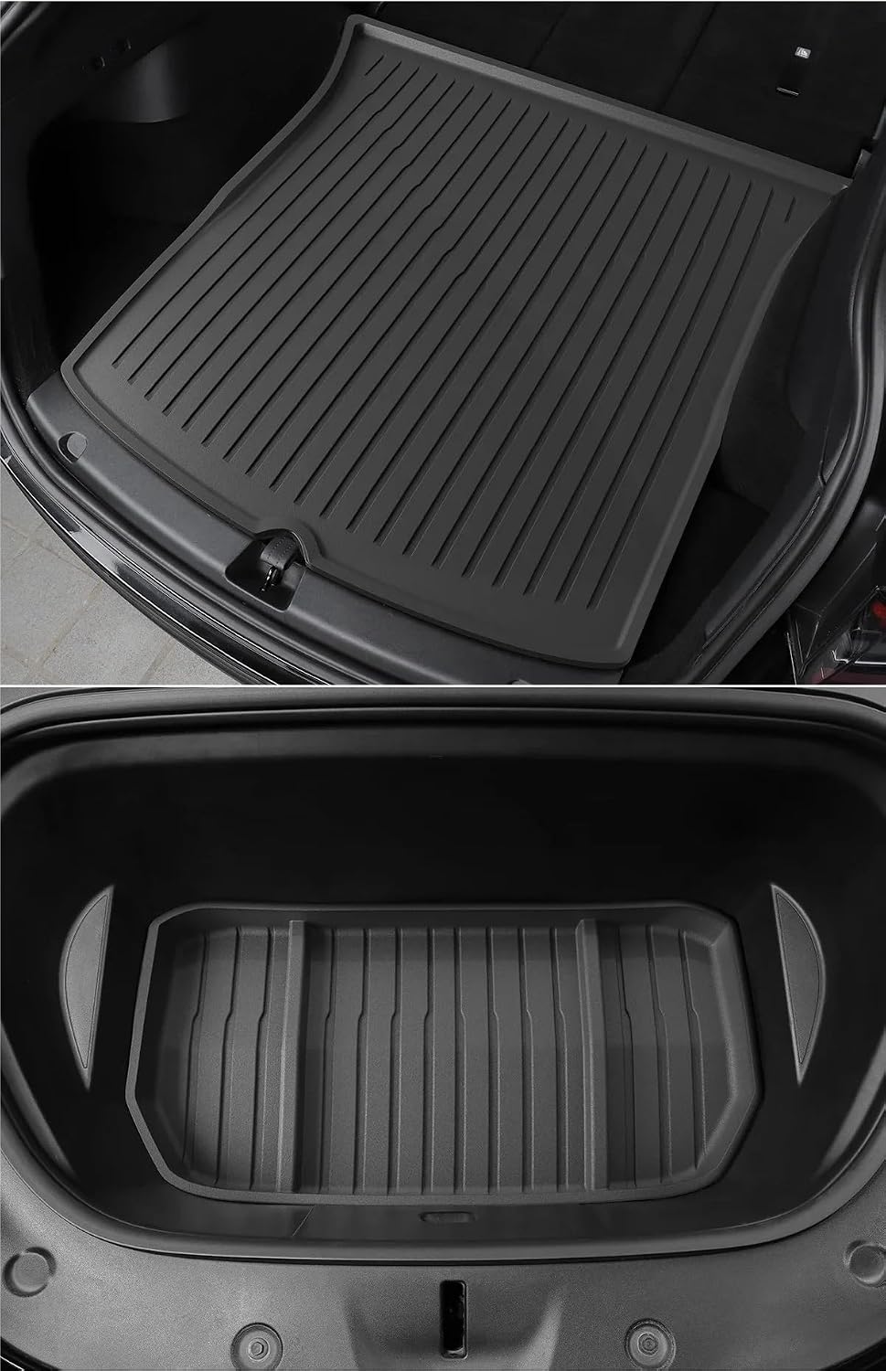Compatible for Tesla Model 3 2021 2022 2023 Car Floor Mats Cargo Liner Trunk Pad(M3 LHD 3PCS)