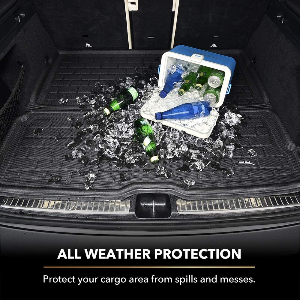 3D MAXpider Kagu Cargo Liner (Black) Compatible with Chevrolet Equinox EV 2024-2026 - Cargo Liner