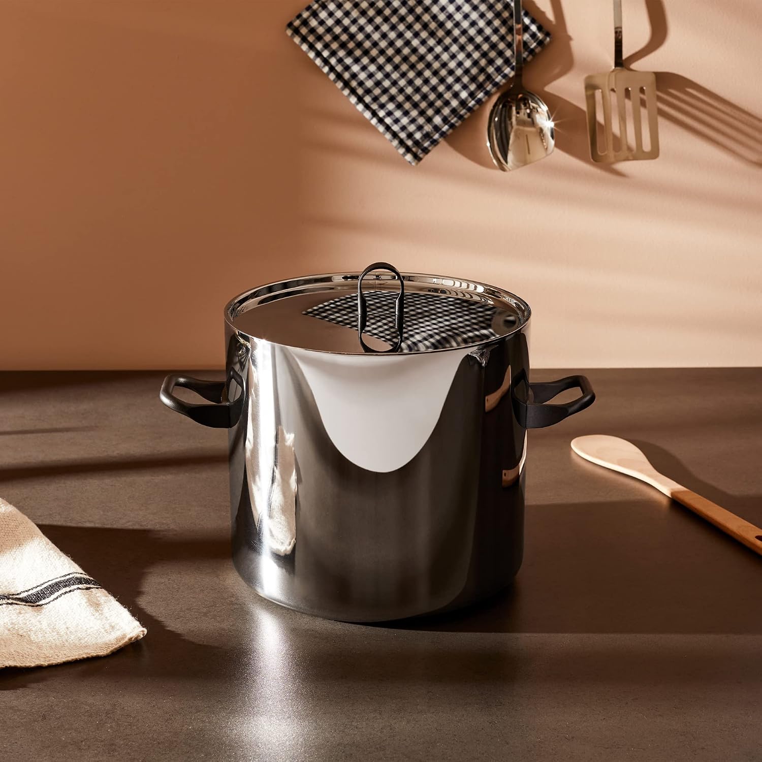 Alessi La Cintura Di Orione 24 cm Stock Pot in 18/10 Stainless Steel
