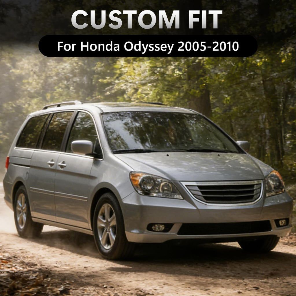 Floor Mats Compatible with Honda Odyssey 2005-2010,All Weather Protection Duarble TPE Cargo Liner with Backrest Mats Accessories Compatible with Honda Odyssey 2005 2006 2007 2008 2009 2010