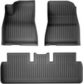 for Tesla Model 3 2021 2022 2023 Car Floor Mats Cargo Liner Trunk Pad 3D TPE Waterproof Protective Black(M3 LHD 3PCS)
