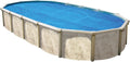 In The Swim 16' x 32' Premium Blue Oval Solar Pool Cover 12 Mil for Solar Heating Above Ground Pools and Inground Pools