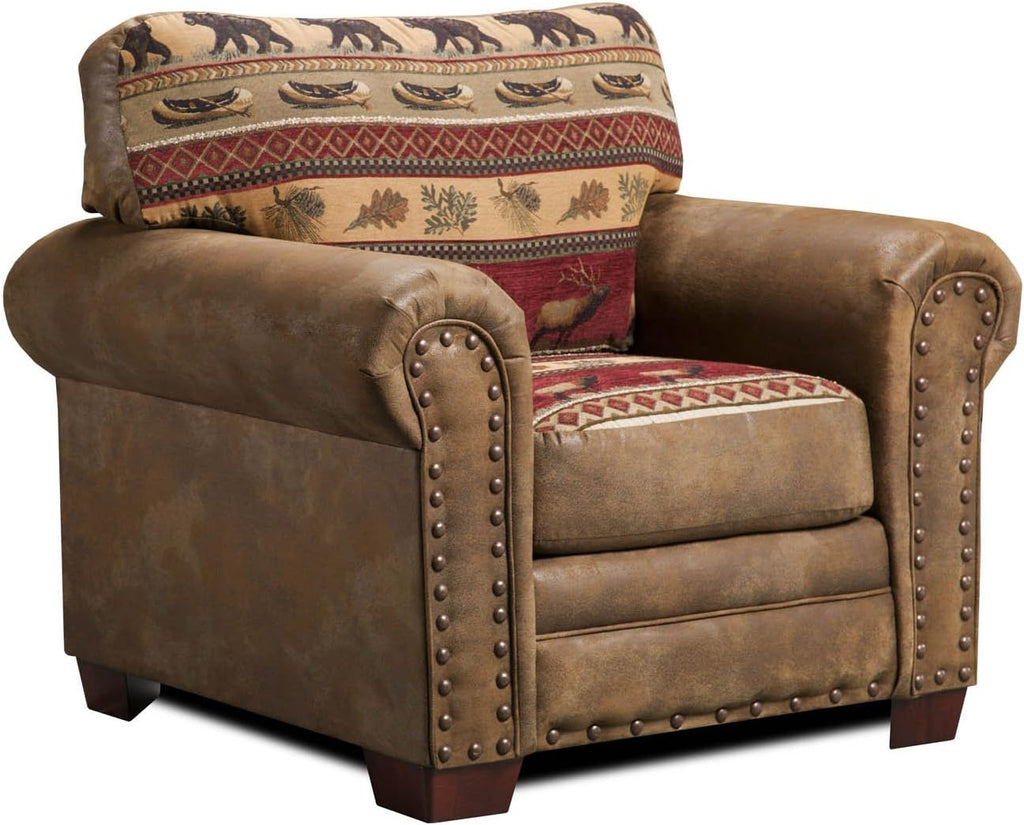 American Furniture Classics Sierra Lodge 4-piece Sleeper Sofa Set in Brown