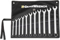 GEARWRENCH Long Pattern Combination SAE Wrench Set with Tool Roll, 11 Pc., 12 Point - 81934