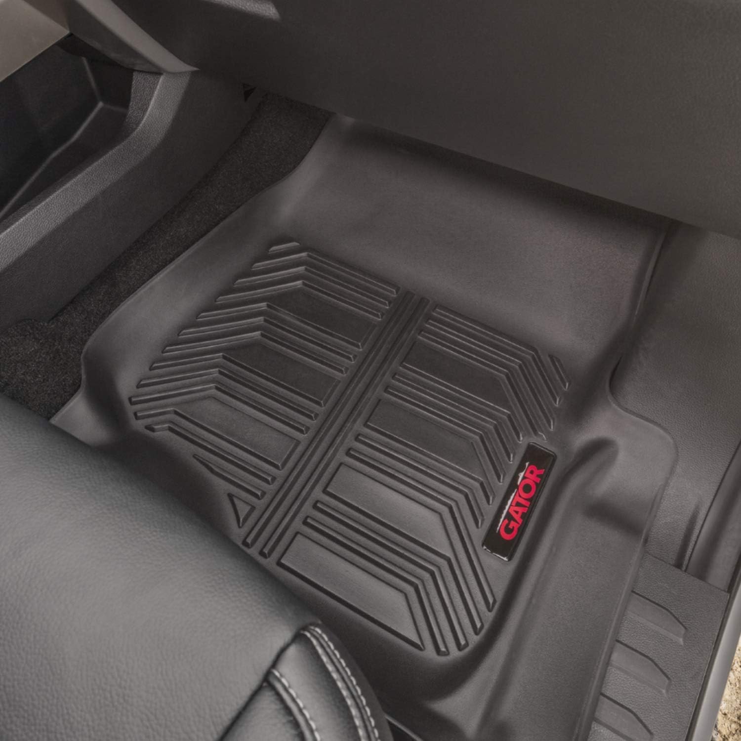 Gator Covers Gator Accessories 79609 Black Front and 2nd Seat Floor Liners Fits 15-19 Colorado/Canyon Crew Cab, Combo Set