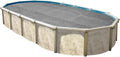 In The Swim 16' x 24' Ultra Silver Oval Solar Pool Cover 16 Mil for Solar Heating Above Ground Pools and Inground Pools