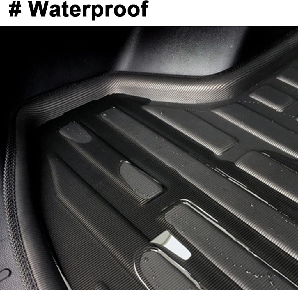 Car TPE Rear Trunk Mat Waterproof Boot Cargo Boot Liner Tray Trunk Floor Mat Accessories,for Toyota RAV4 RAV-4 5Seater 2006-2012