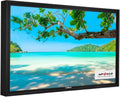 Apollo Enclosures 43 Inch Outdoor TV Enclosure Weatherproof for 39–43 Inch TVs - Direct Sun Outdoor TV Protector with Anti-Glare Safety Glass - Front-Cover Airflow for Direct Sun Protection