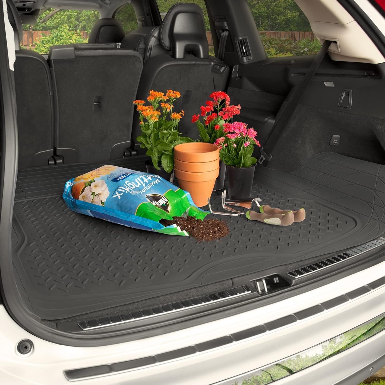 Cargo Liner for Chevrolet Equinox EV SUV 2024 2025 2026, Cargo Mat, Rear Trunk Mat Waterproof Heavy Duty Protection Accessories(138×110cm)