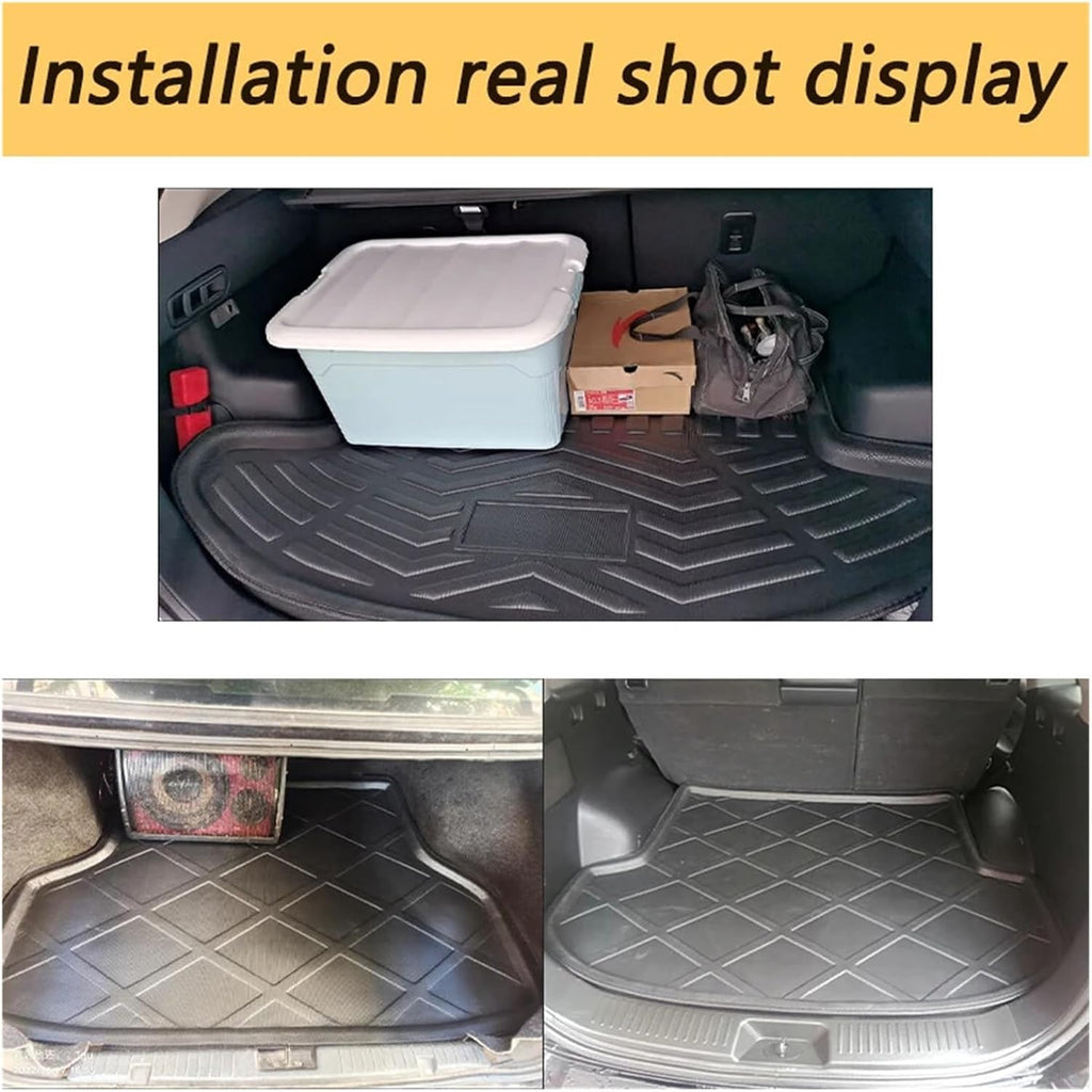Car Trunk Mats Compatible for Toyota RAV4 RAV 4 XA40 2018 2016 2017 2015 2014 2013 Rear Luggage Boot Floor Carpet