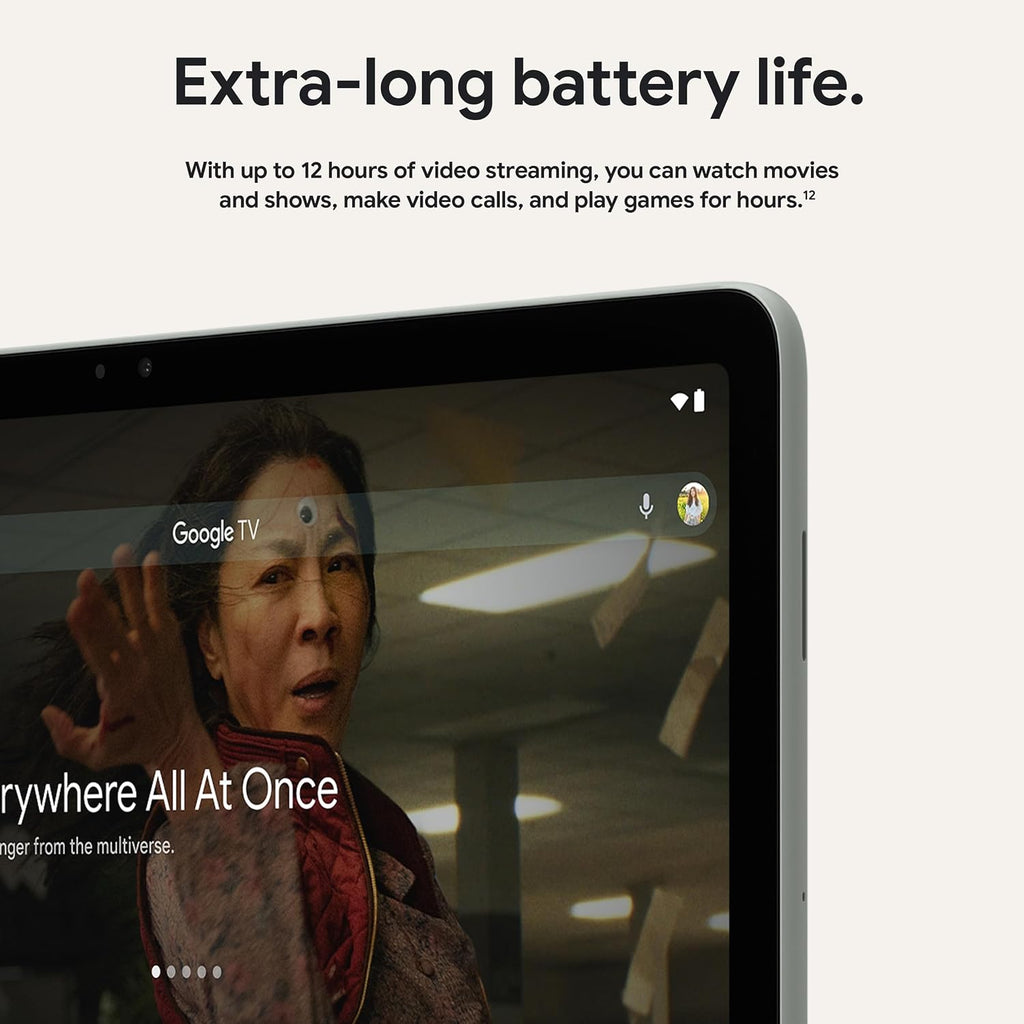 Google Pixel Tablet - Android Tablet with 11-Inch Screen and Extra-Long Battery Life - Hazel - 8 GB RAM - 256 GB