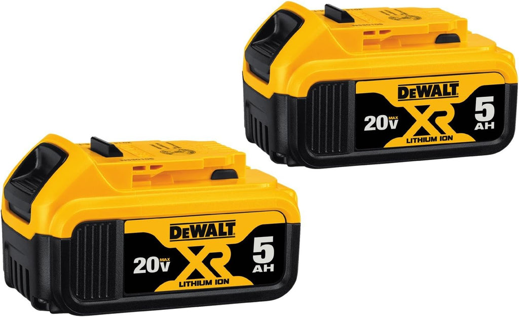 DEWALT 20V MAX Grease Gun Kit, Cordless (DCGG571M1) + DEWALT 20V MAX XR Battery 2-Pack