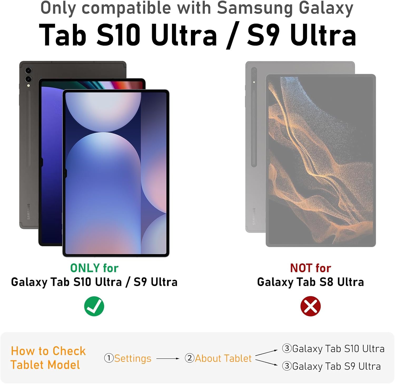 Nillkin for Samsung Galaxy Tab S10 Ultra Carry Go Portable Handle Detachable Keyboard Case with 7 Backlit, Kickstand, Trackpad, S Pen Holder, S9 Ultra 5G (14.6 inch)