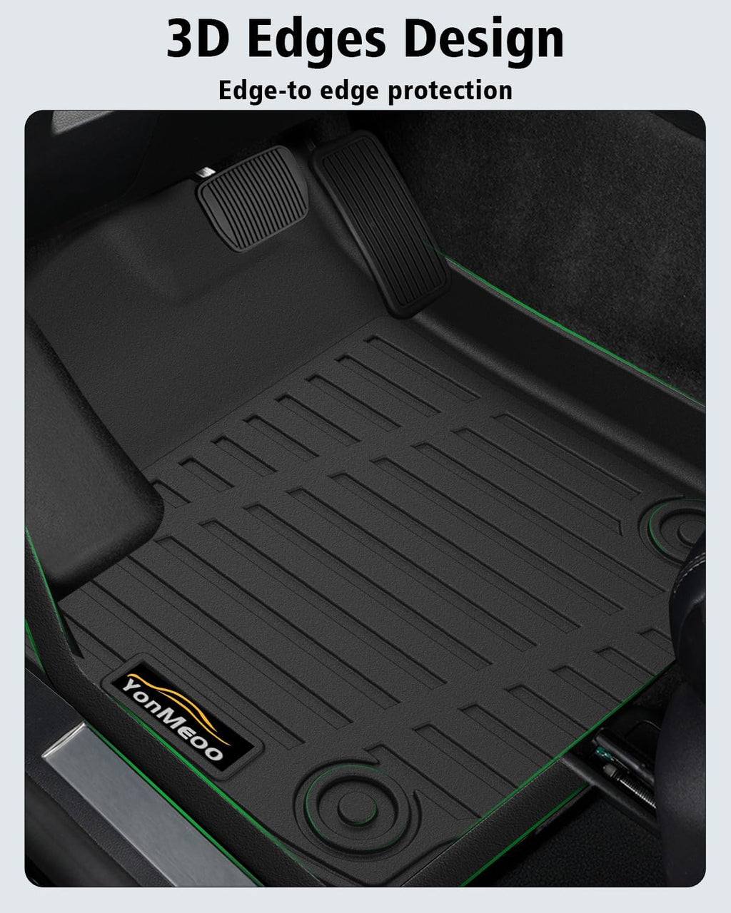 Floor Mats & Cargo Liner Custom Fit for Kia K4 2025 2026 Sedan All Weather TPE Rubber Trunk Mat Anti-Slip Full Set Automotive Floor Liners for Kia K4 2025 Accessories
