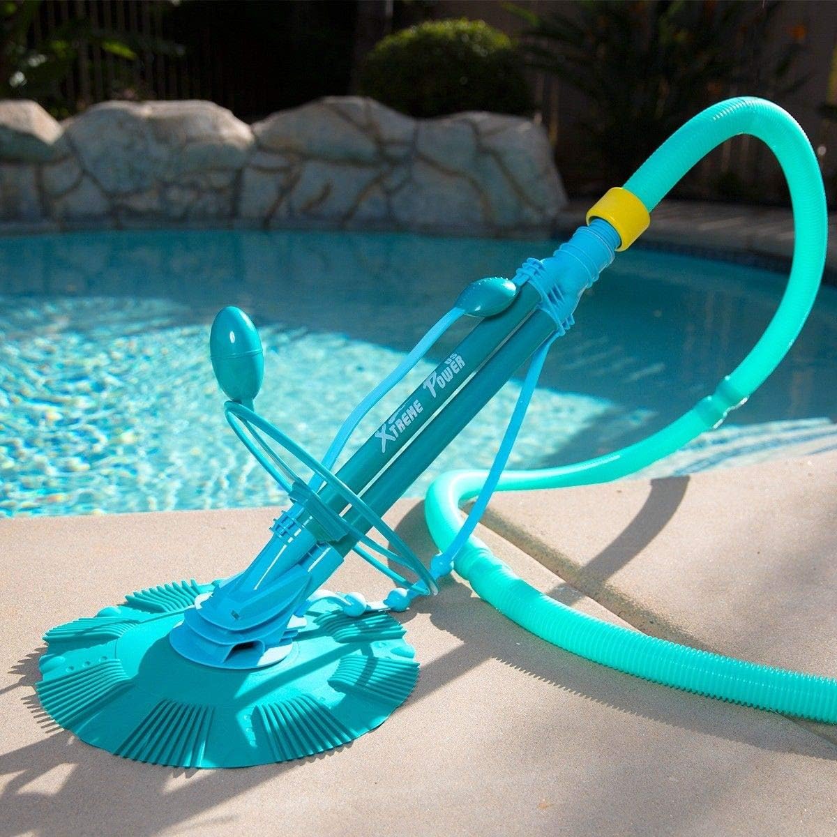 XtremepowerUS Automatic Swimming Pool Cleaner Ingound/Above Ground Side Suction Hover Vacuum Pool Cleaner with 5-Way Pool Testing Kit Set