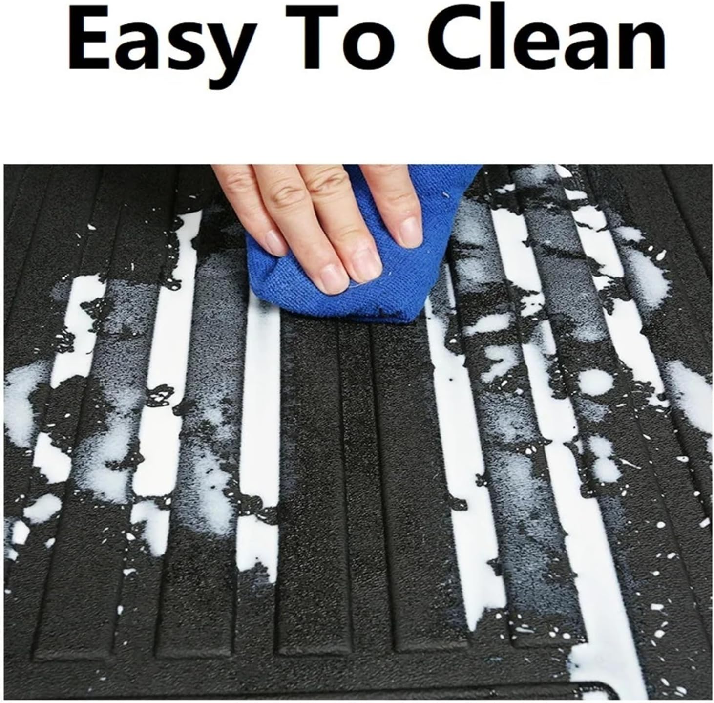 Car Cargo Mat Boot Liner Compatible for Tesla Model 3 Model Y Floor Mat Front Rear Trunk Protections Non-Slip Waterproof(Model 3 Rear)