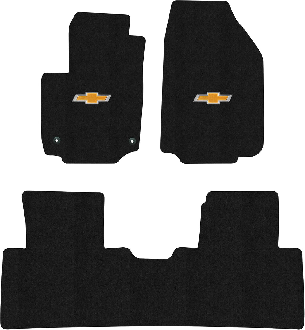 Lloyd Mats Floor Mats for Chevrolet Equinox 2025-2026 | 3PC Set (2PC Front + 1PC Middle) | Charcoal | Non-Slip Backing | (Excludes EV)
