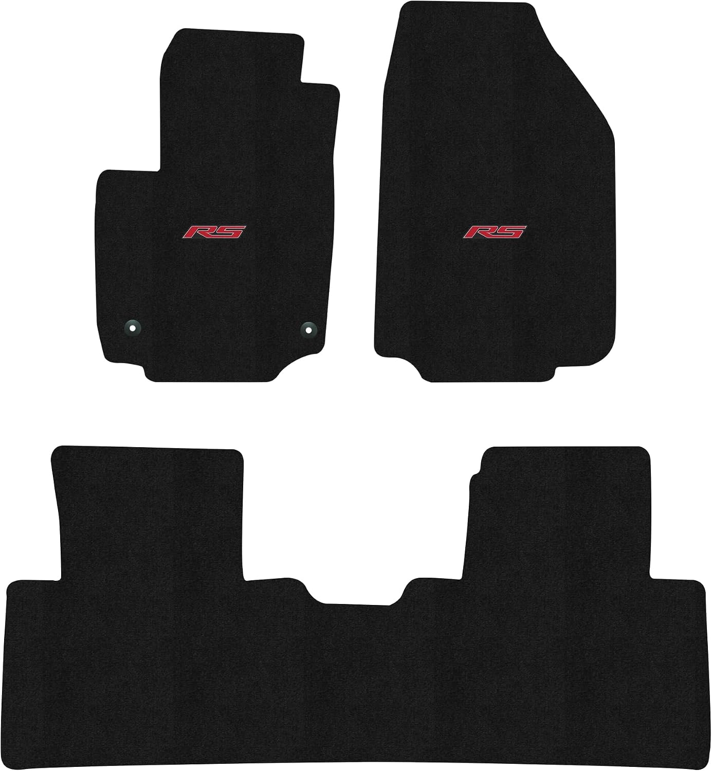 Lloyd Mats Floor Mats for Chevrolet Equinox 2025-2026 | 3PC Set (2PC Front + 1PC Middle) | Charcoal | Non-Slip Backing | (Excludes EV)