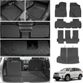 Cartist Floor Mats for Toyota Highlander 7 Seats (Not for Hybrid Models) 2014-2019, All Weather Cargo Liner for Highlander Accessories, Heavy Duty TPE Cargo Mats, Car Accessories
