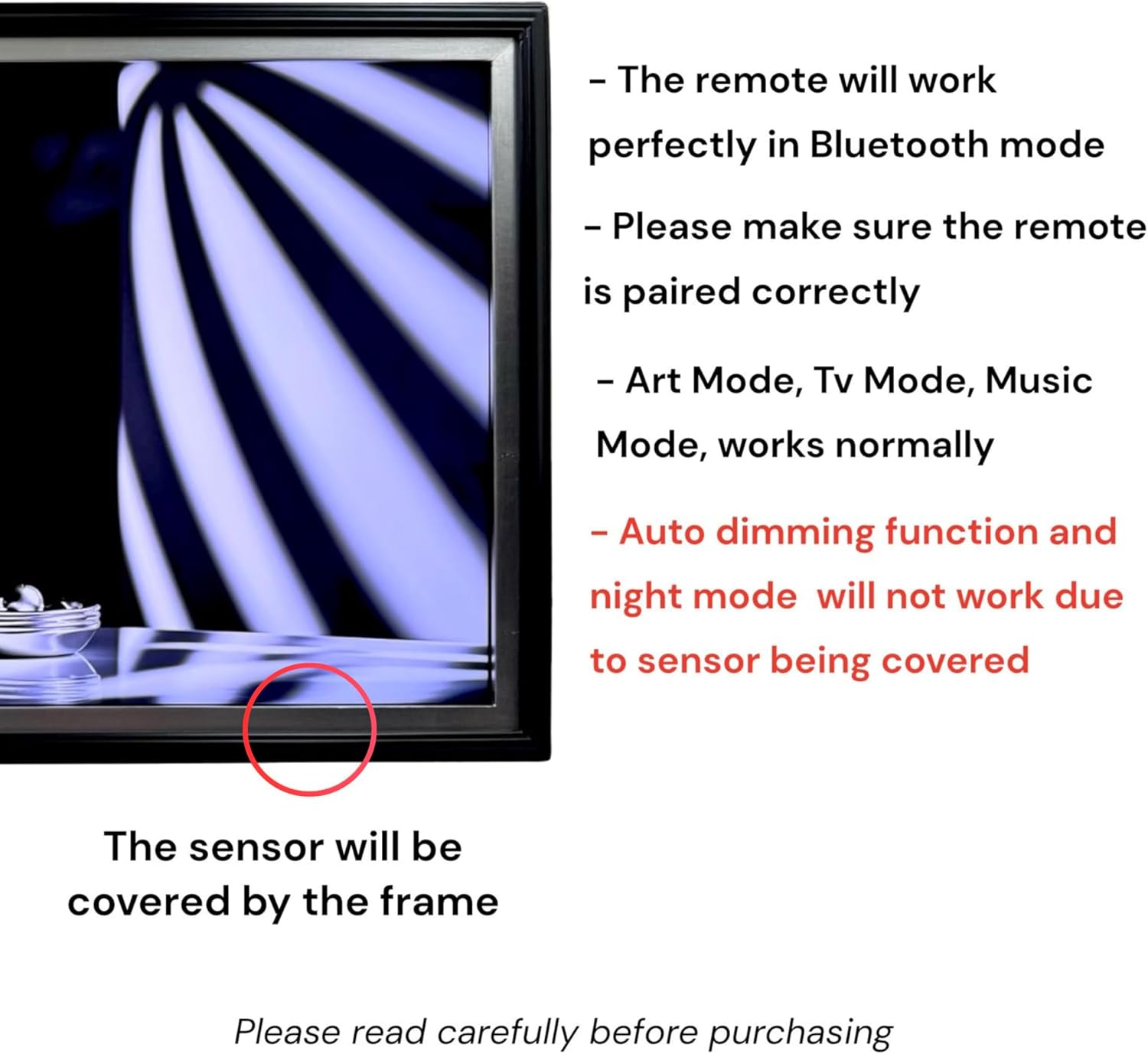 32, 43, 50 and 55 inch Handmade wood ornate TV Frame for Samsung The Frame TV. Satin Black with Gold Leaf (not for use with other models) (43 INCH)
