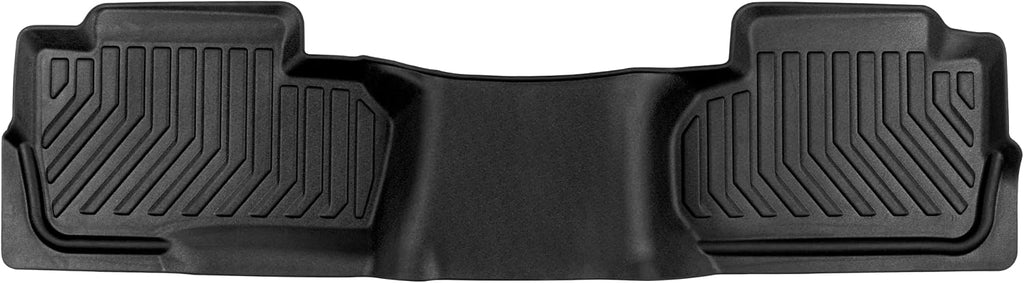 CAT® JustFit™ 3D Custom Fit Rear Floor Mat for Chevy Silverado 1500 Double Cab 2014-2018, Heavy Duty Rubber Floor Liner Laser Measured, Silverado Accessories
