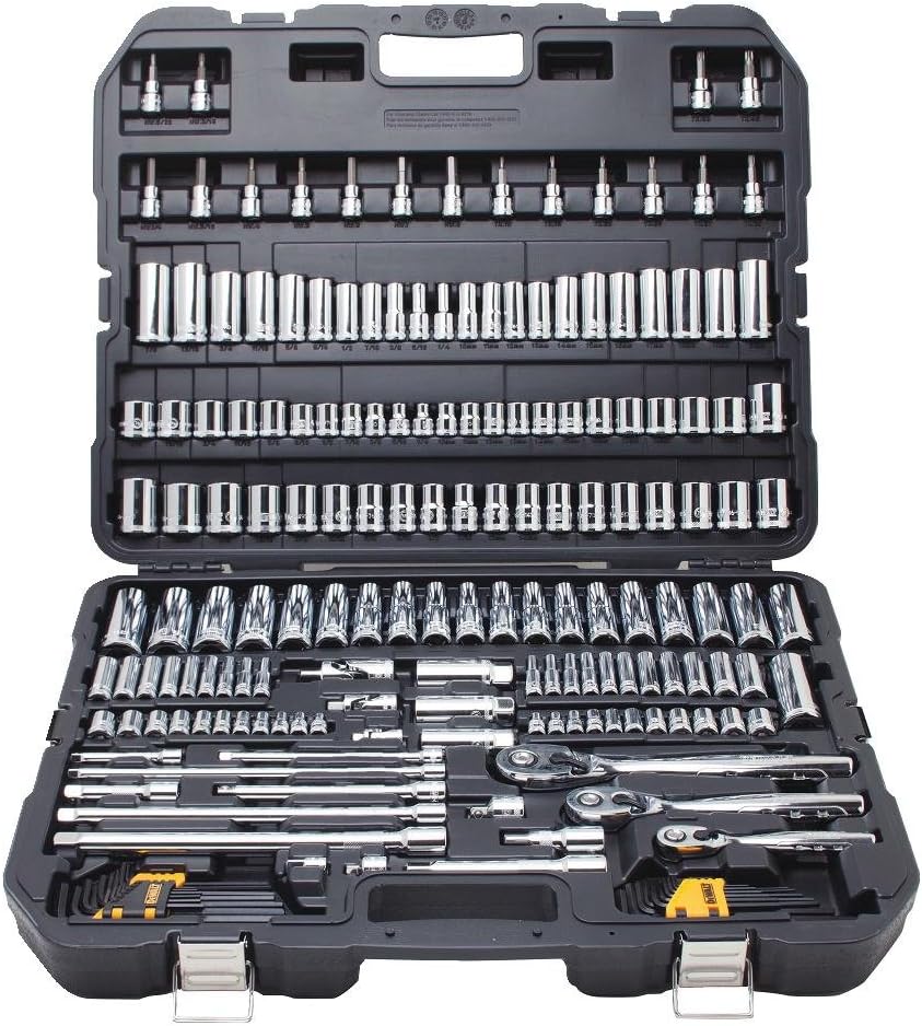 DEWALT Mechanics Tool Set, 192-Piece with Screwdriver Bit Set, Impact Ready, FlexTorq, 40-Piece (DWMT75049 & DWA2T40IR)