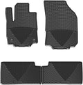 WeatherTech All-Weather Floor Mats for Chevrolet Equinox 1st & 2nd Row (W424-W425), Black