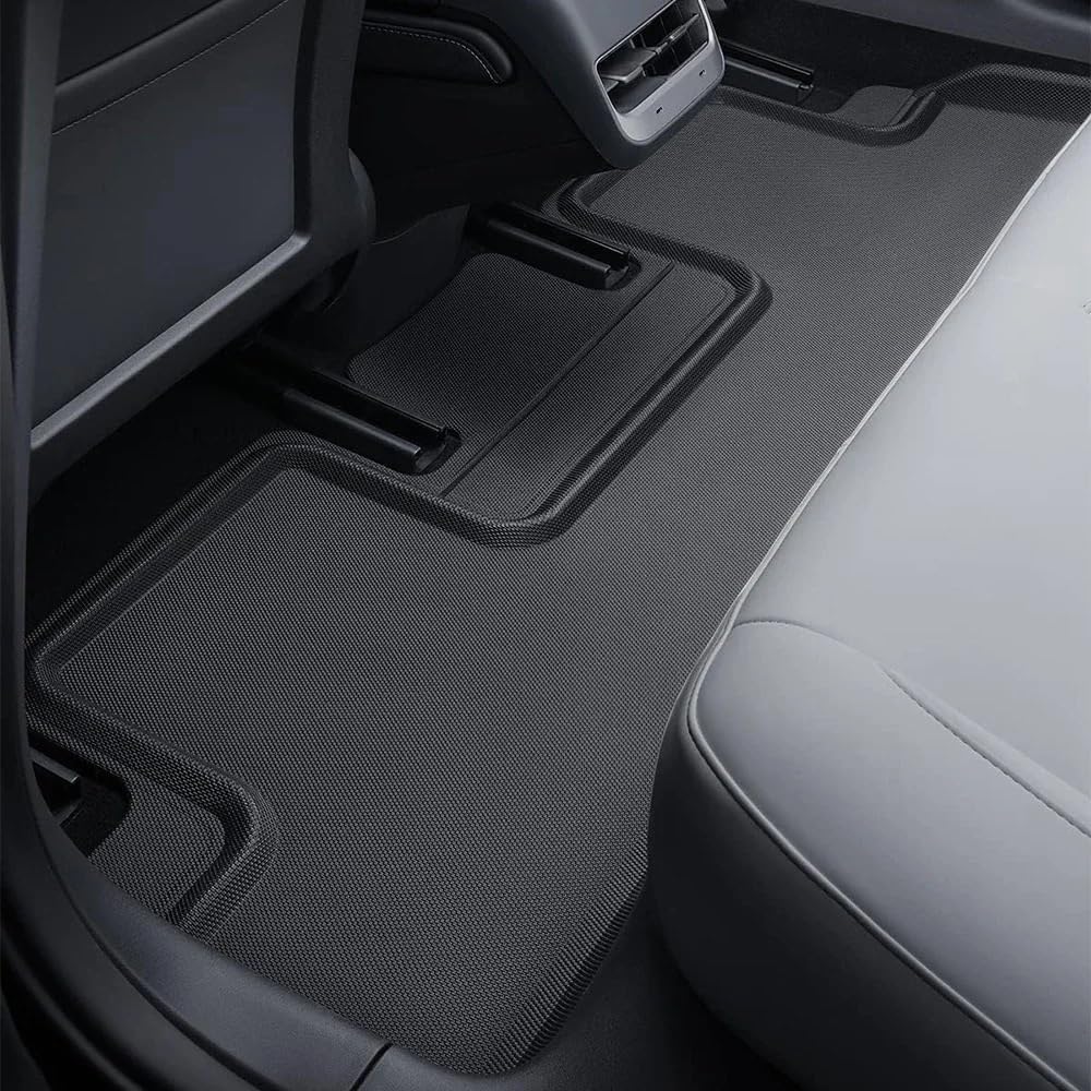 Compatible with Tesla Model 3 Highland 2024 XPE Floor Mats All Weather Trunk Floor Mat WP Cargo Liners Left Right Rubber(M3 3PCS LHD)