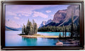 32, 43, 50 & 55 Inch Handmade wood ornate TV Frame for Samsung The Frame TV. Dark Walnut with Gold accents (not for use with other models) (55 INCH)