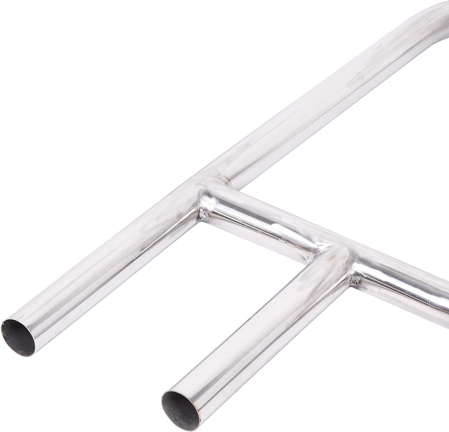 ECOTRIC Pool Handrail Swimming Pool Stair Rail 49-3/8'X35-3/8 304 Stainless Steel Deck Mounted Cross Brace 300Lbs Load Capacity