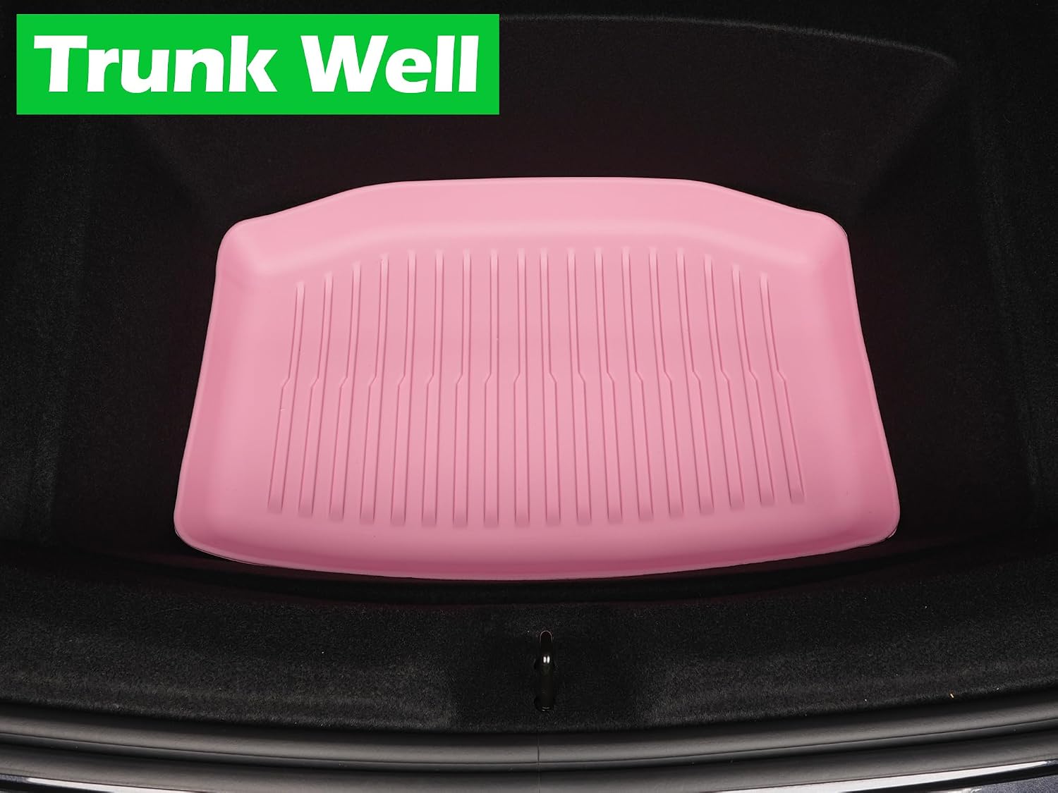 Floor Mats for 2026 2025 2024 Tesla Model 3 Highland All Weather TPE Full Set Cargo Liners Pink XPE Carpet Protector Durable Trunk Cover Car Mats Waterproof Matt Set Odorless Accessories