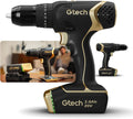 Gtech Combi Drill - Cordless Power Tool for DIY Projects, Home Tool Kit, and More - Includes Cordless Drill, Universal 20V Battery and Charger