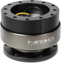 Auto Dynasty NRG Innovations SRK-200BK-TI Steering Wheel Quick Release Adapter Gen 2.0 Black Body/Titanium Ring