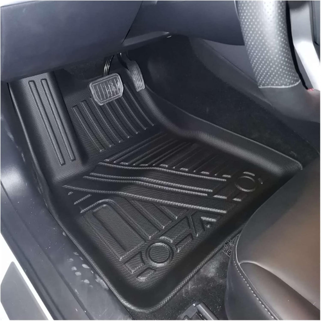 All-Weather TPE Non-Slip Foot Mats Cargo Liner Pad Trunk Tray Accessories Compatible with Tesla Model 3 2017-2022 Floor Mats