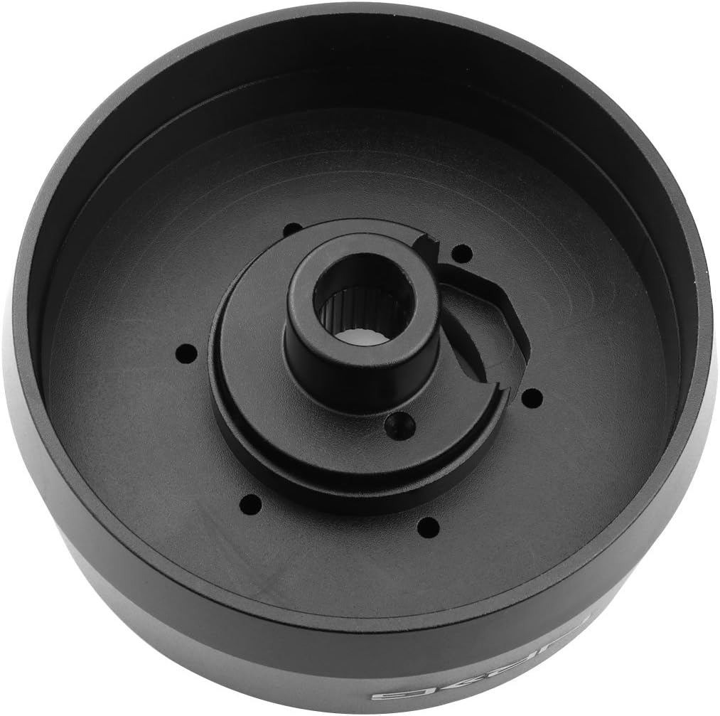 Auto Dynasty Replacement for Ford E-Series/F-Series Powder-Coated NRG Steering Wheel 6-Hole Hub Adapter Kit