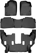 MAXLINER Floor Mats 3 Row Liner Set for 2011-2013 Infiniti QX56
