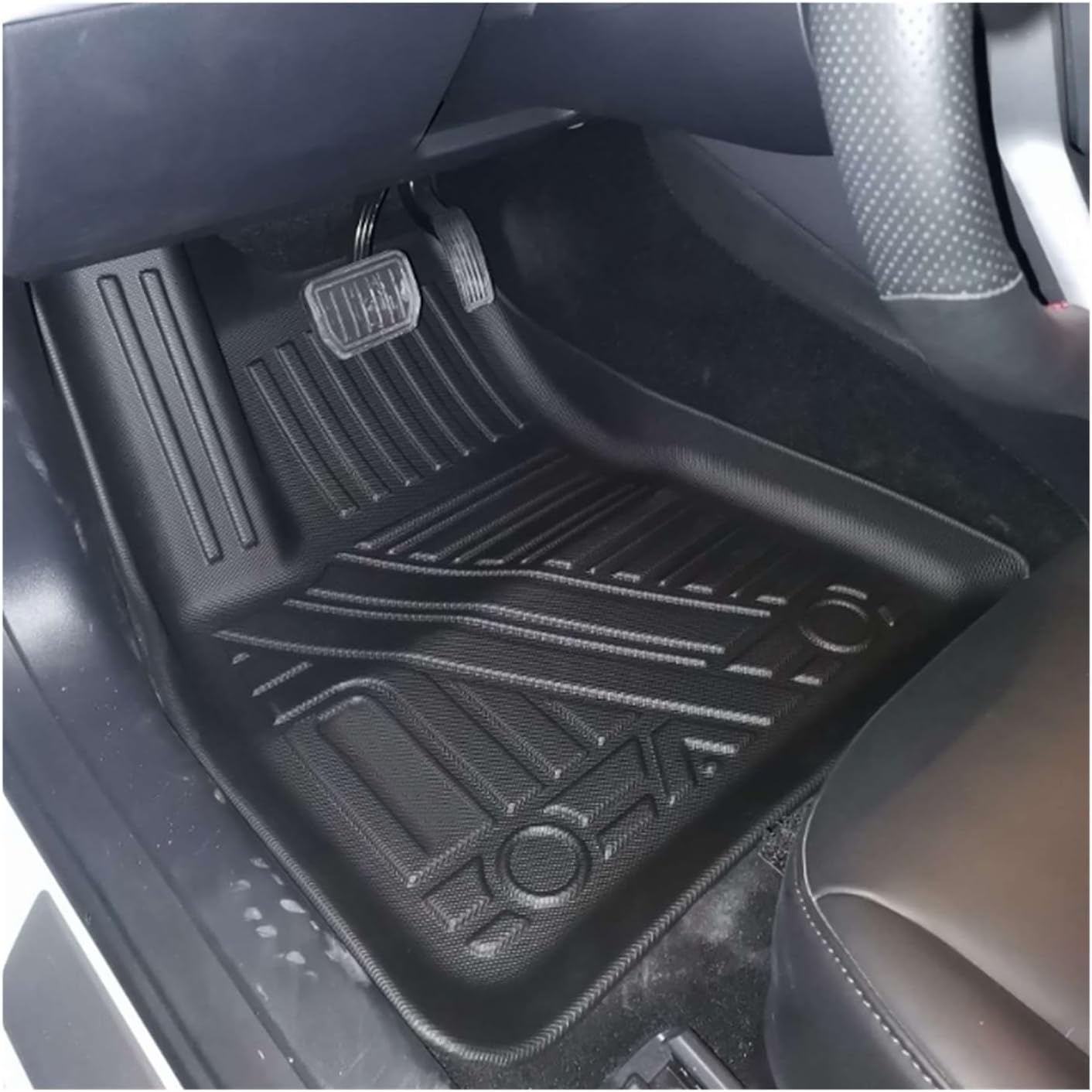Car Floor Mats TPE Foot Mats Cargo Liner Pad Trunk Tray Accessories Compatible with Tesla Model 3 2017-2022