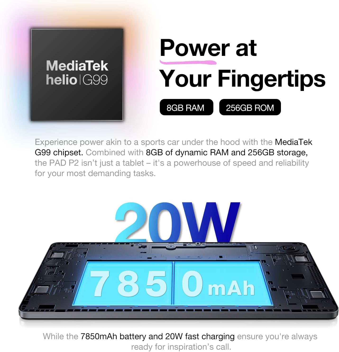AGM PAD P2 11 inch Android 14 Tablet, 90Hz 480 Nits 1920 * 1200 FHD+ IPS Display, MTK G99, Widevine L1 Certified, Quad Box Stereo Speakers, 7850 mAh, 16(8+8)GB + 256GB[TF 2TB], GPS, Compass, OTG, WiFi